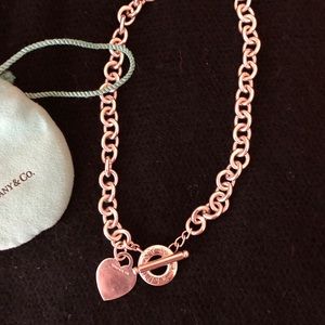 Tiffany Heart Toggle Necklace